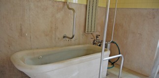 Banheira do Hospital Termal em monumento no Brasil