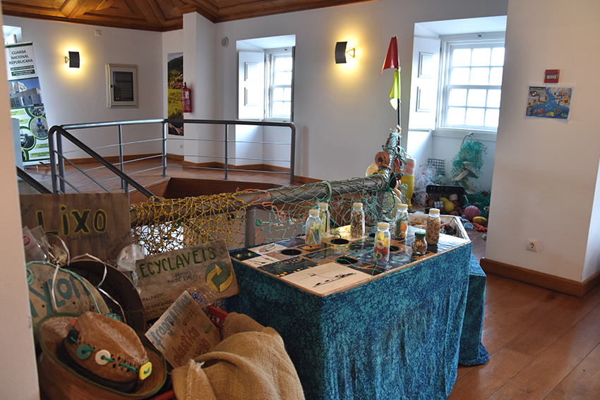 Arte a partir de resíduos na Galeria do Pelourinho