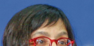 Margarida Botelho no aniversário do PCP