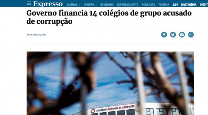 Caldas no epicentro da polémica com os colégios privados