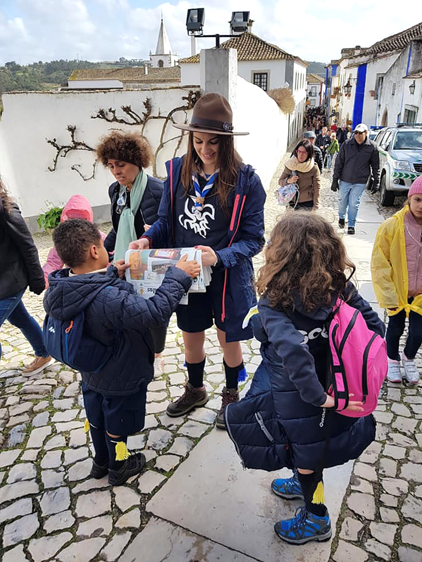 Escuteiros satisfeitos com  iniciativa da Gazeta das Caldas