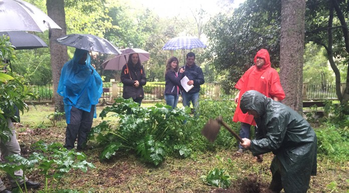Chuva não afastou geocachers da missão ambiental geocachers da missão ambiental