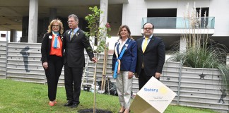 Caldas recebeu cerca de 200 rotários em Assembleia Distrital Os rotários plantaram uma “árvore da amizade”