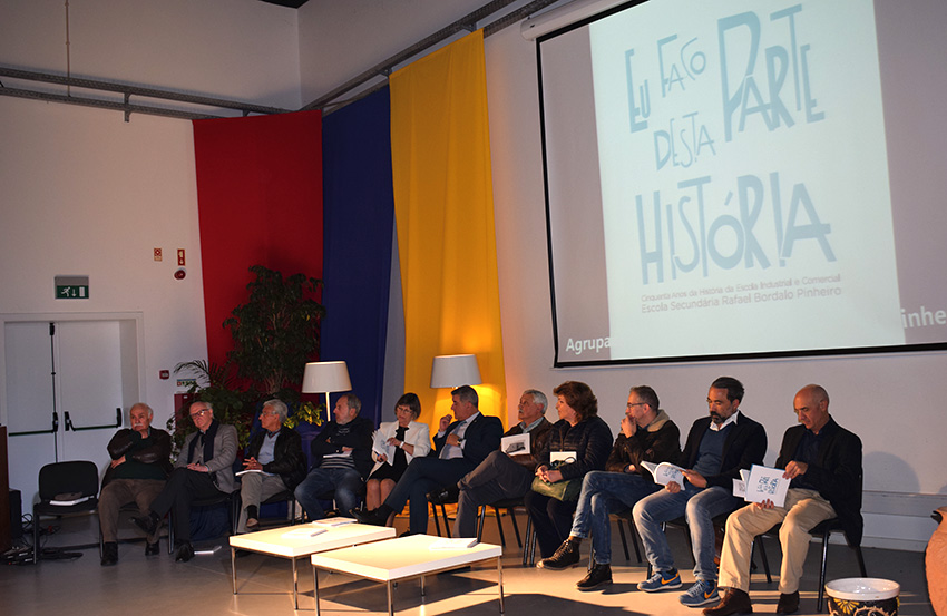 As histórias da Secundária Rafael Bordalo Pinheiro no livro “Eu faço parte desta História”