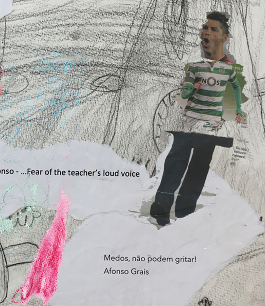 Gazeta das Caldas - Crianças combatem os medos e contam a história em livro