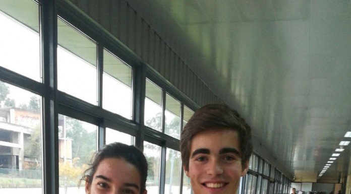 David Martinho e Carina Silva na Seleção Nacional Gazeta das Caldas