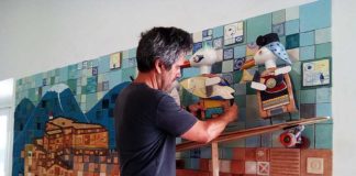 Mário Reis inaugura novos painéis de cerâmica na Nazaré Mário Reis, Nazaré - Gazeta das Caldas