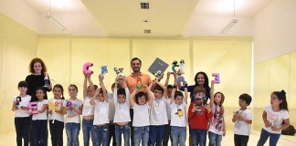 Gazeta das Caldas - Crianças combatem os medos e contam a história em livro