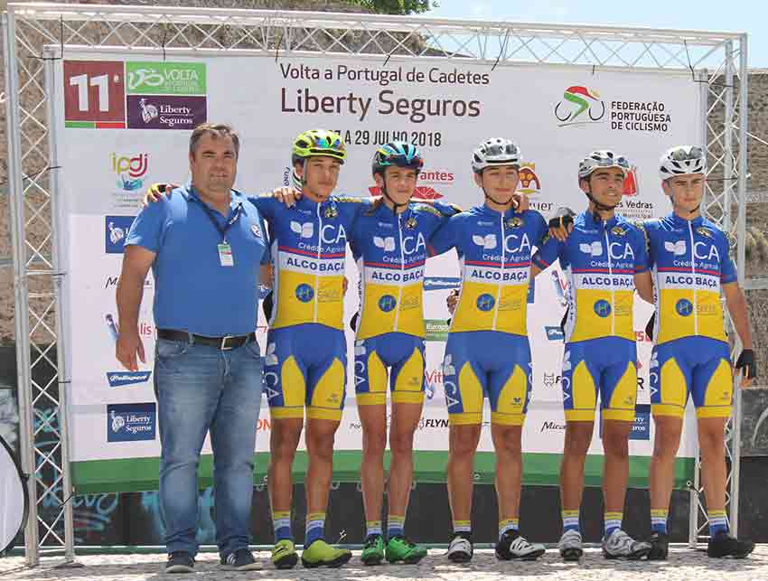 Alcobaça termina Volta a Portugal de Cadetes em 4º lugar