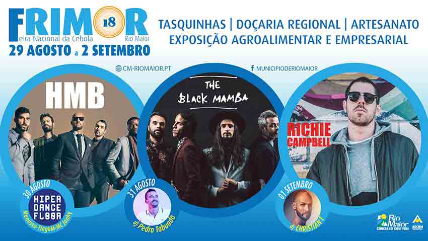 Feira da Cebola de Rio Maior com HMB e Richie Campbell