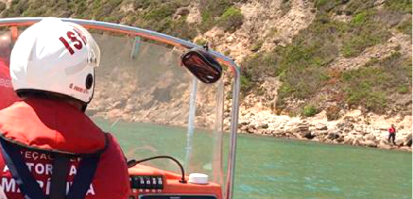 Mulher caiu nas rochas em Salir do Porto