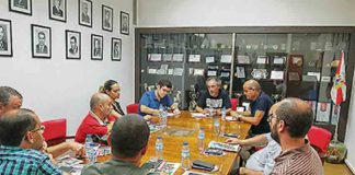 Associação de Futebol de Leiria reuniu com a imprensa regional Gazeta das Caldas