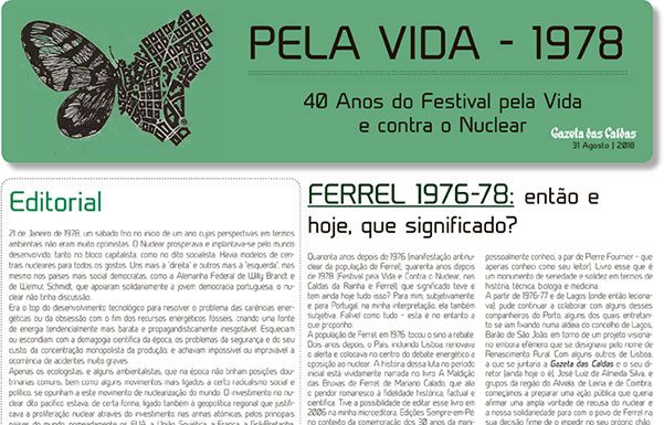 PELA VIDA – 1978 – 40 Anos do Festival pela Vida e contra o Nuclear