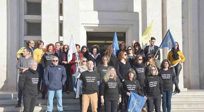 Greve dos funcionários judiciais com adesão de 100% no tribunal das Caldas Gazeta das Caldas - Greve