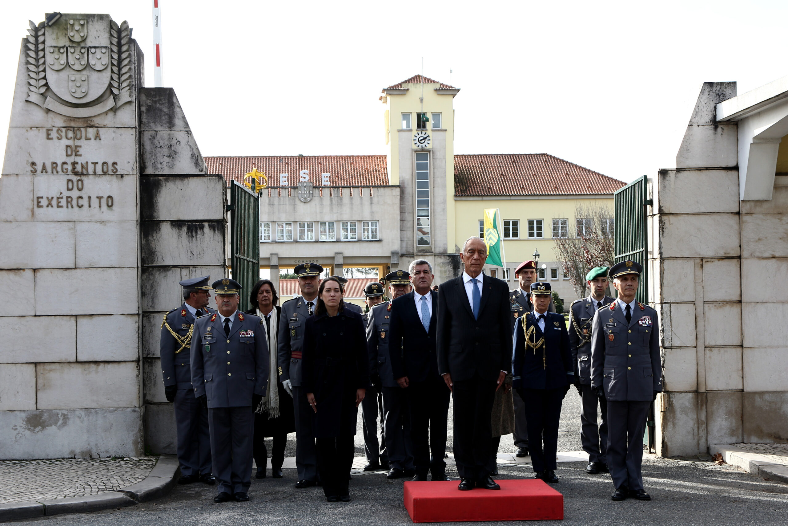 Presidente da República visitou a ESE e elogiou a exigência e os valores da escola