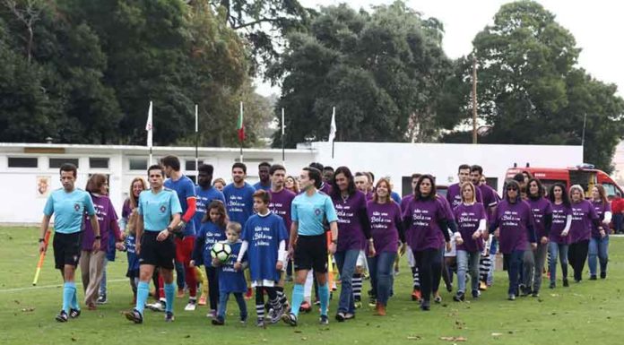 Jogo Caldas-Sintrense defendeu várias causas sociais