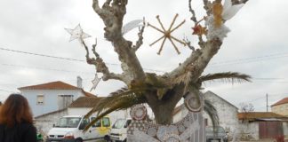 Presépio em renda e croché no Vau