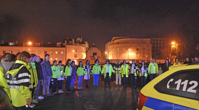 Profissionais da VMER caldense homenageiam colegas vítimas de acidente em Valongo
