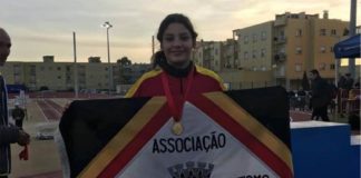 Marta Carriço do Arneirense vitoriosa pela Seleção Distrital