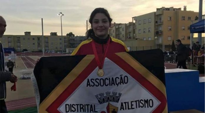 Marta Carriço do Arneirense vitoriosa pela Seleção Distrital