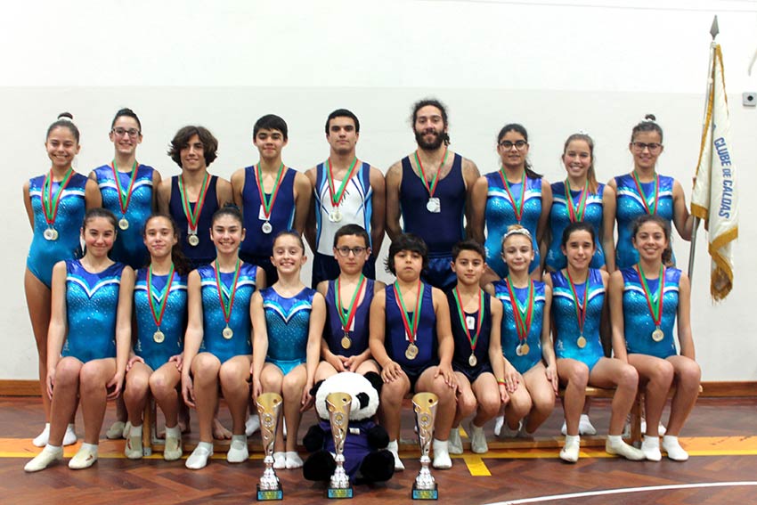 Acrotramp Clube de Caldas conquista oito títulos individuais e seis colectivos