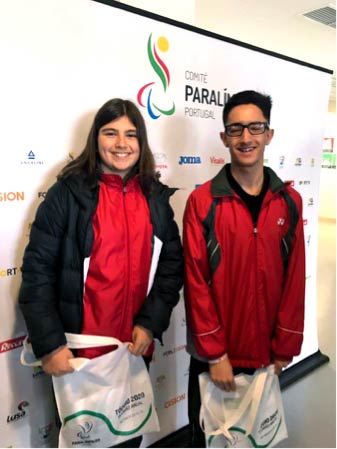 Diogo Daniel na reunião do Comité Paralímpico para o projecto Tóquio 2020