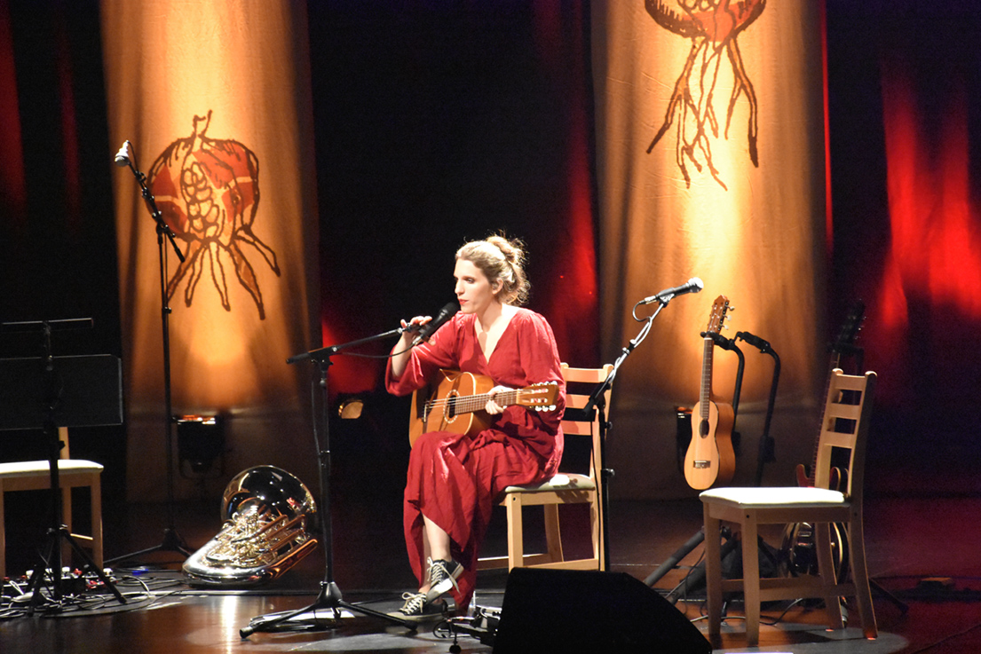 Luísa Sobral regressou às Caldas para apresentar novo álbum