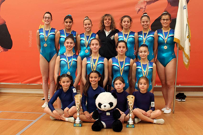 Acrotramp conquista 10 primeiros lugares no Distrital de Trampolim Individual e Sincronizado