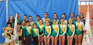 Serrana com seis pódios no Distrital de Trampolins