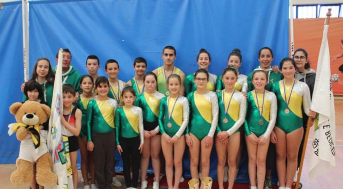 Serrana com seis pódios no Distrital de Trampolins