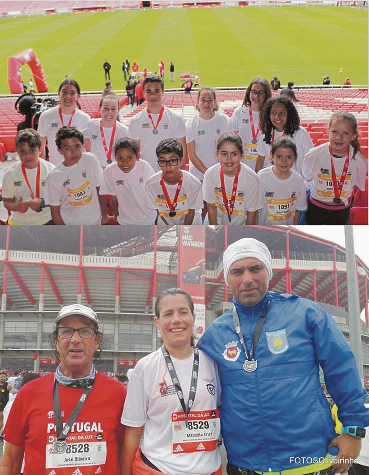 Filarmónica de Atouguia da Baleia esteve presente com 16 atletas