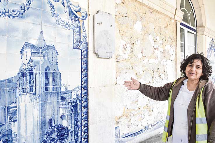 Infraestruturas de Portugal recupera azulejos das estações da linha do Oeste