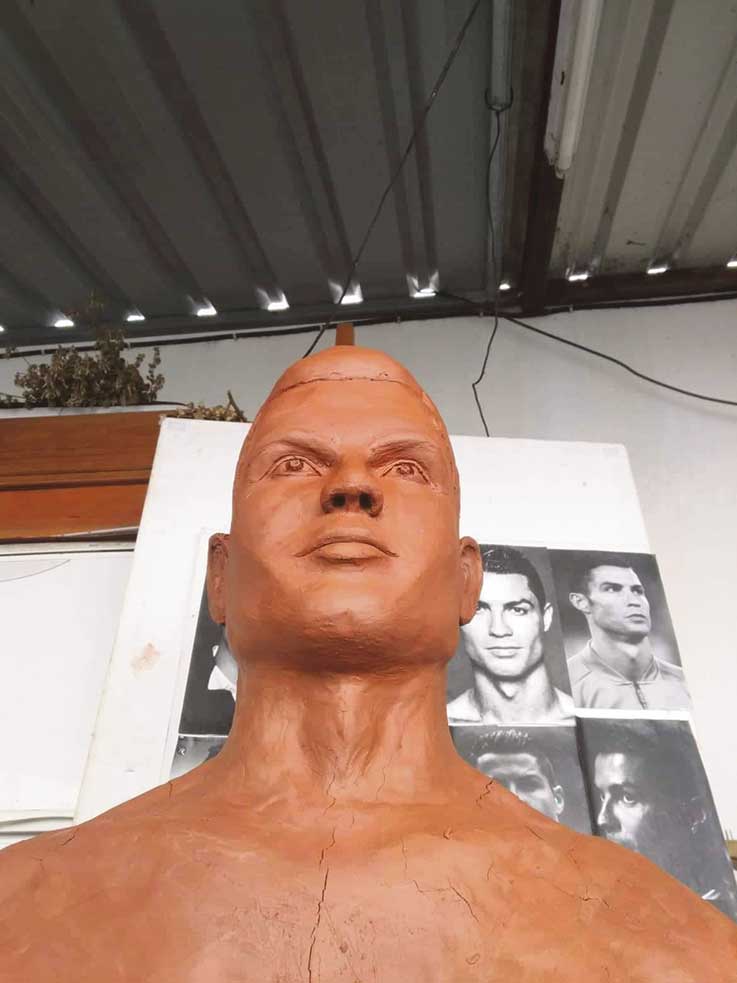 Festival de Óbidos apresenta Cristiano Ronaldo em chocolate
