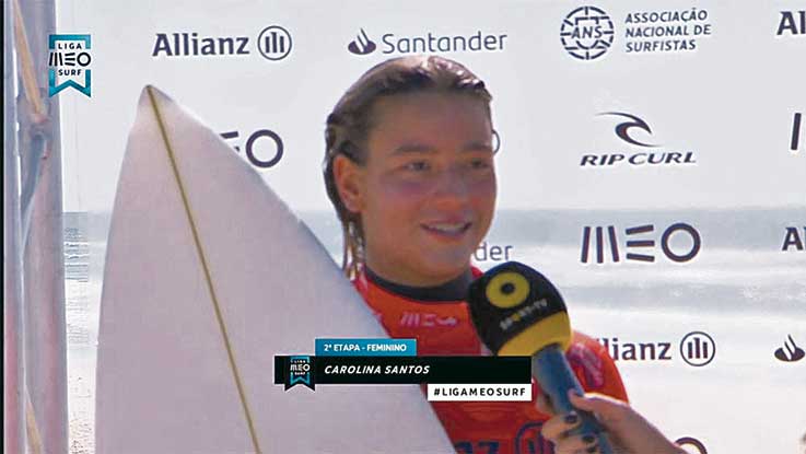 Carolina Santos foi  quinta no Nacional  Open Seniores