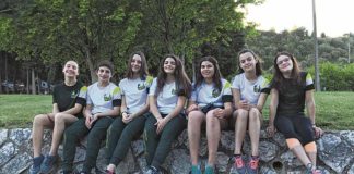 Constança Silva e Dylan Félix em representação da Selecção Distrital