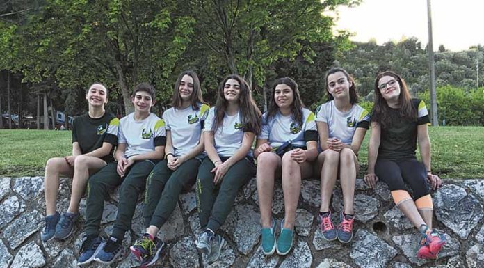 Constança Silva e Dylan Félix em representação da Selecção Distrital