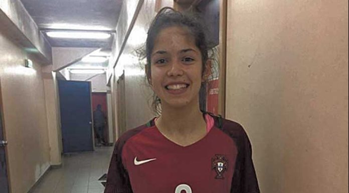 Beatriz Santos no Estágio de Preparação da Seleção Feminino Sub-17