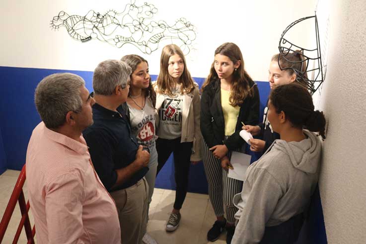 Esculturas de Nuno Bettencourt  no The English Centre