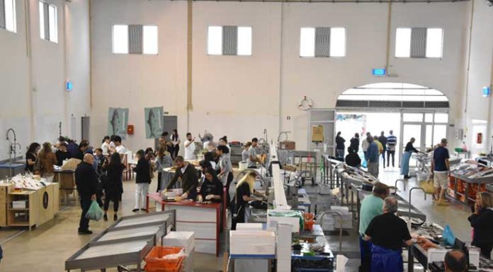 “Peixeirada” de alunos da ESAD animou Mercado do Peixe