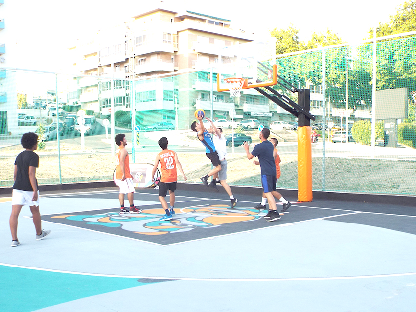 Caldas da Rainha inaugurou primeiro campo Basketart