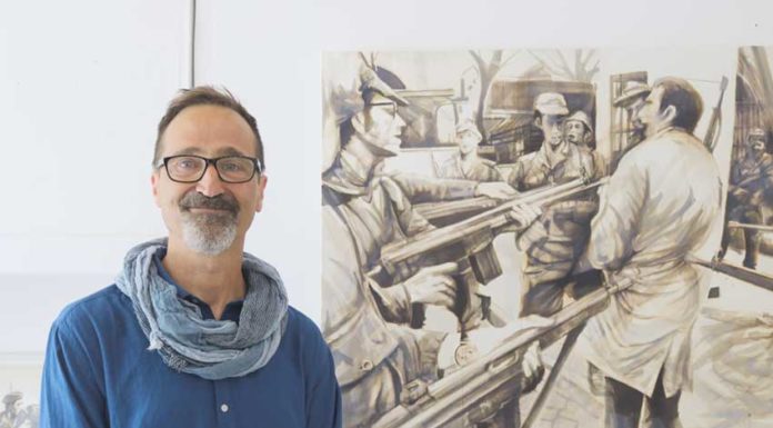 A vida no Ultramar em aguarelas com tinta de caneta