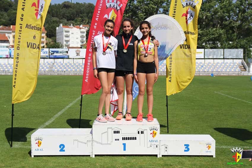 Sofia Roberto campeã Distrital de salto em altura