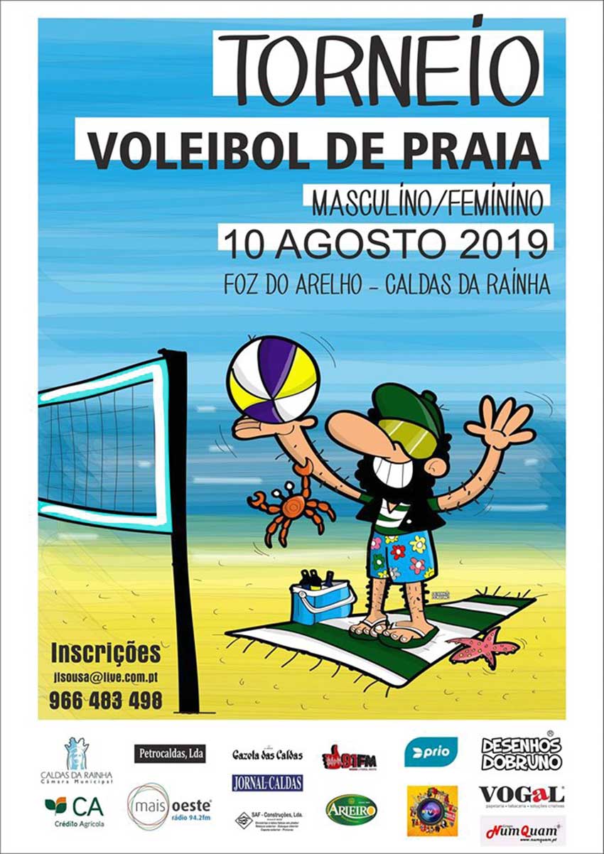 Quarto Torneio de Quadras na Praia da Foz do Arelho