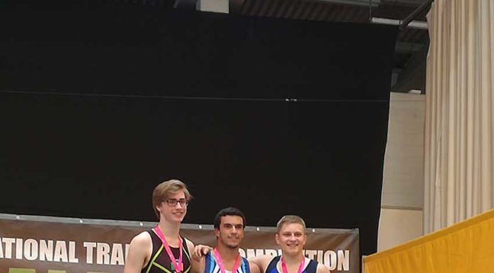 Henrique Nascimento, ginasta do Acrotramp Clube das Caldas, vence Scalabis Cup