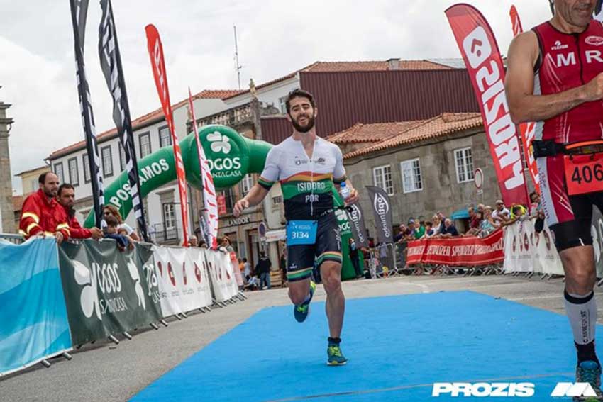 Tiago Isidoro dos Pimpões participou no Triatlo Longo de Caminha
