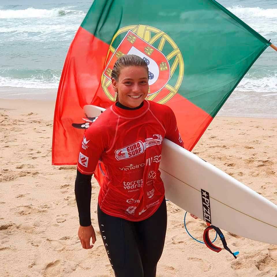 Carolina Santos na selecção vice-campeã da Europa