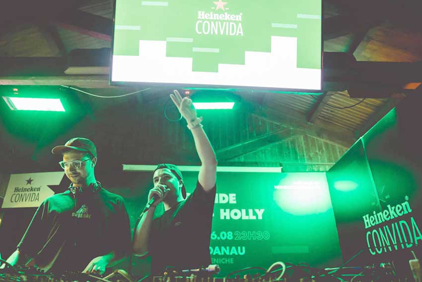 Os irmãos caldenses Ride e Holly actuaram juntos no Baleal