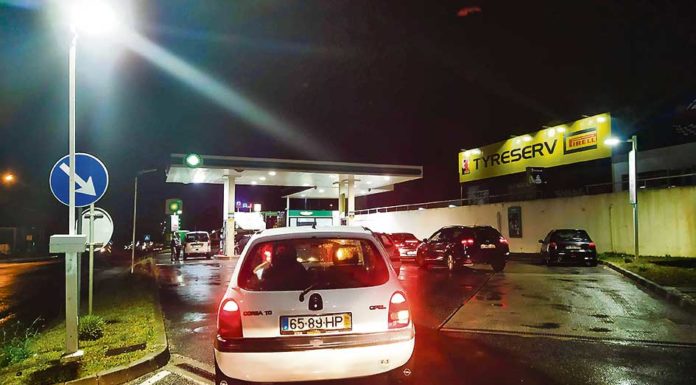 Corrida ao combustível começou três dias antes da greve