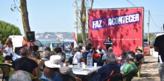 Bloquistas manifestam preocupações ambientais junto à Lagoa de Óbidos