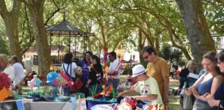 Linhas e lãs tornaram o Parque mais colorido